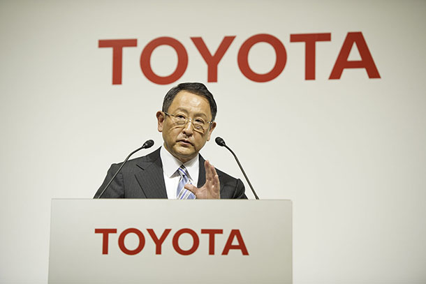 Toyota President and CEO Akio Toyoda