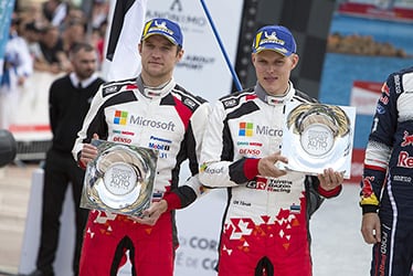 Martin Järveoja / Ott Tänak, driver; 2018 WRC Round 4 RALLY FRANCE