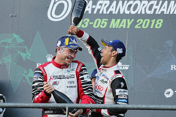 Kazuki Nakajima, driver; 2018-19 WEC Round 1 Total 6 Hours of Spa-Francorchamps