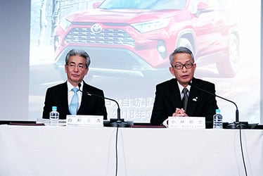 Masayoshi Shirayanagi, Senior Managing Officer / Koji Kobayashi, Executive Vice President