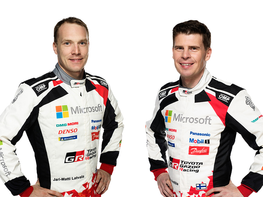 Jari-Matti Latvala and Miikka Anttila