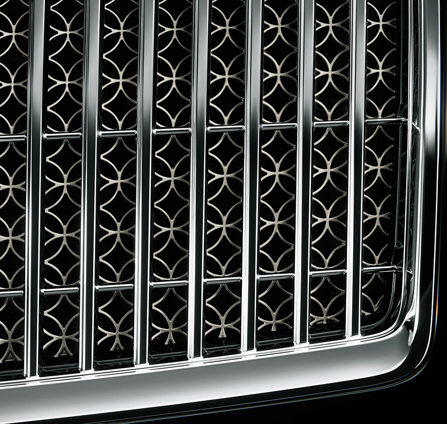 Front grille (crown pattern)