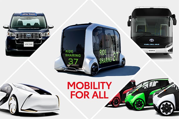 トヨタ自動車、東京2020オリンピック・パラリンピックを最先端モビリティとトヨタ生産方式でサポート