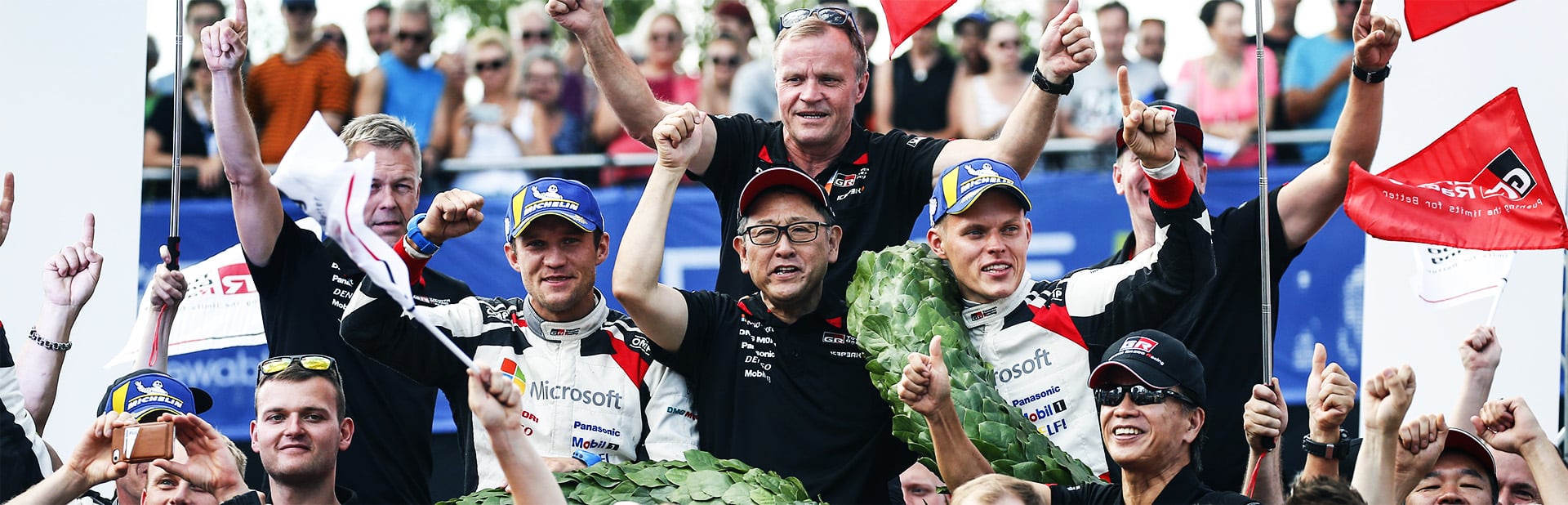 WRC 第8戦 ラリー・フィンランド デイ4 タナックがヤリスWRCのホームラリーで今シーズン2勝目を飾る ラトバラは総合3位に入り、2台が表彰台フィニッシュ