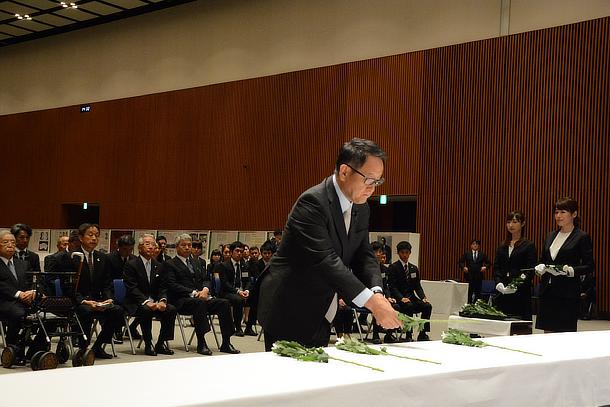 The commemoration of Kiichiro Toyoda's induction to the Automotive Hall ...