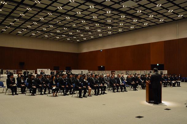 The commemoration of Kiichiro Toyoda's induction to the Automotive Hall of Fame