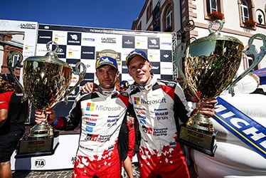 【ドライバー】マルティン・ヤルヴェオヤ／オット・タナック 2018 WRC Round 9 RALLYE DEUTSCHLAND