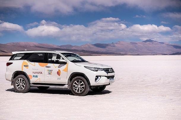 YOG 2018 Torch Tour - Jujuy saltworks (Argentina)