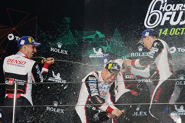 Sébastien Buemi / Kamui Kobayashi / Mike Conway, driver; 2018-19 WEC Round 4 Fuji