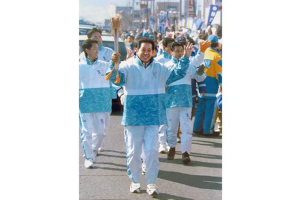 Kawai EVP at Nagano 1998 Olympic Torch Relay 20 years ago