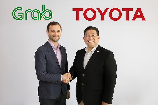 Grab Holdings Inc. Head of Regional Operations Russell Cohen氏／トヨタ・モーター・アジア・パシフィック株式会社 社長 松田 進