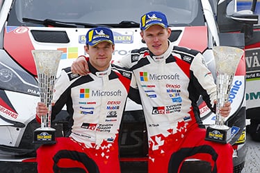 Martin Järveoja / Ott Tänak, driver; 2019 WRC Round 2 Rally Sweden