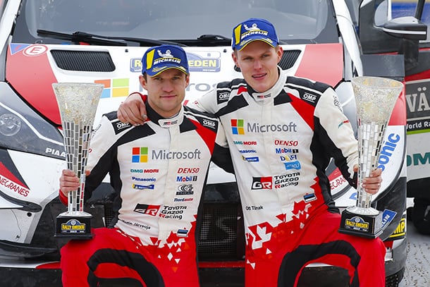 Martin Järveoja / Ott Tänak, driver; 2019 WRC Round 2 Rally Sweden