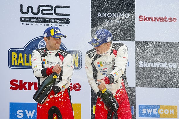 Martin Järveoja / Ott Tänak, driver; 2019 WRC Round 2 Rally Sweden