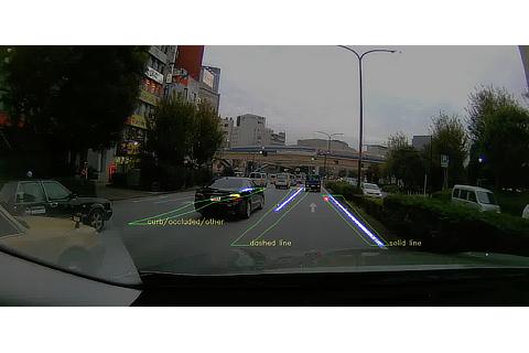 CARMERA feature detection image in downtown Tokyo