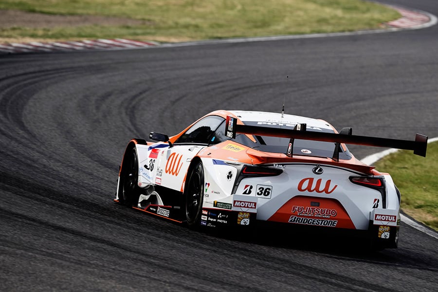 見事優勝を果たしたau TOM'S LC500 36号車（中嶋 一貴／関口 雄飛）