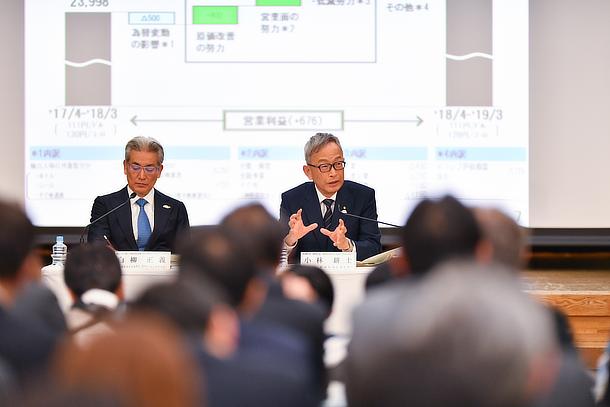 執行役員 白柳 正義／取締役・副社長 小林 耕士
