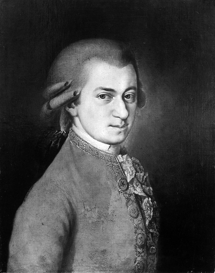 （Getty Images 1776“Portrait of Wolfgang Amadeus Mozart by Barbara Krafft”）