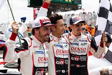 Fernando Alonso / Kazuki Nakajima / Sébastien Buemi, driver; 2018-19 WEC Round 8 Le Mans 24 Hours