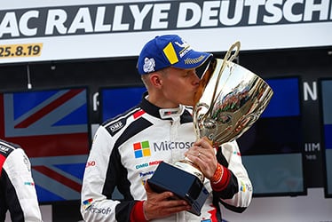 Ott Tänak, driver; 2019 WRC Round 10 Rallye Deutschland