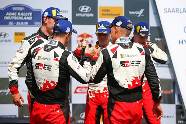 Seb Marshall / Kris Meeke / Miikka Anttila / Ott Tänak / Jari-Matti Latvala, driver; 2019 WRC Round 10 Rallye Deutschland
