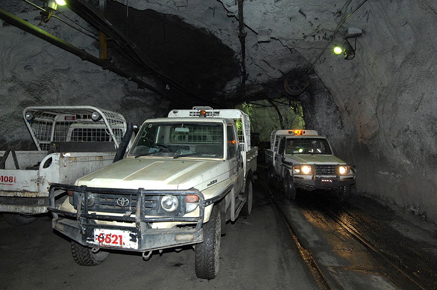 Mobility in Australian mines Photo: GEOSCOPE ©Takeshi Namba