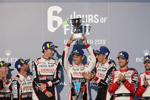 Mike Conway / José María López / Brendon Hartley / Kazuki Nakajima / Sébastien Buemi, driver; 2019-20 WEC Round 2 6 Hours of Fuji