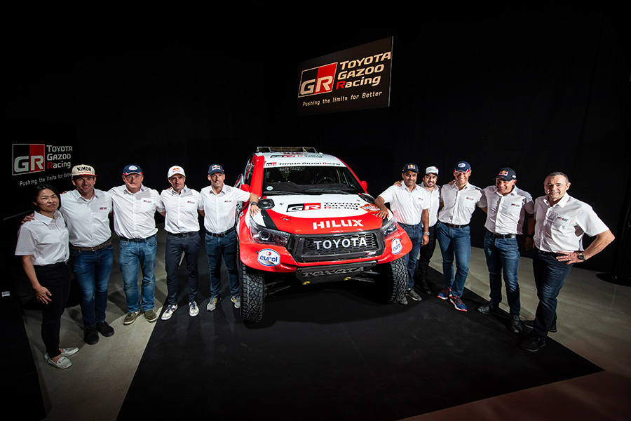 TOYOTA GAZOO Racing unveils 2020 Dakar Rally Team .. AUTO REPORT