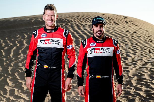 Marc Coma and Fernando Alonso