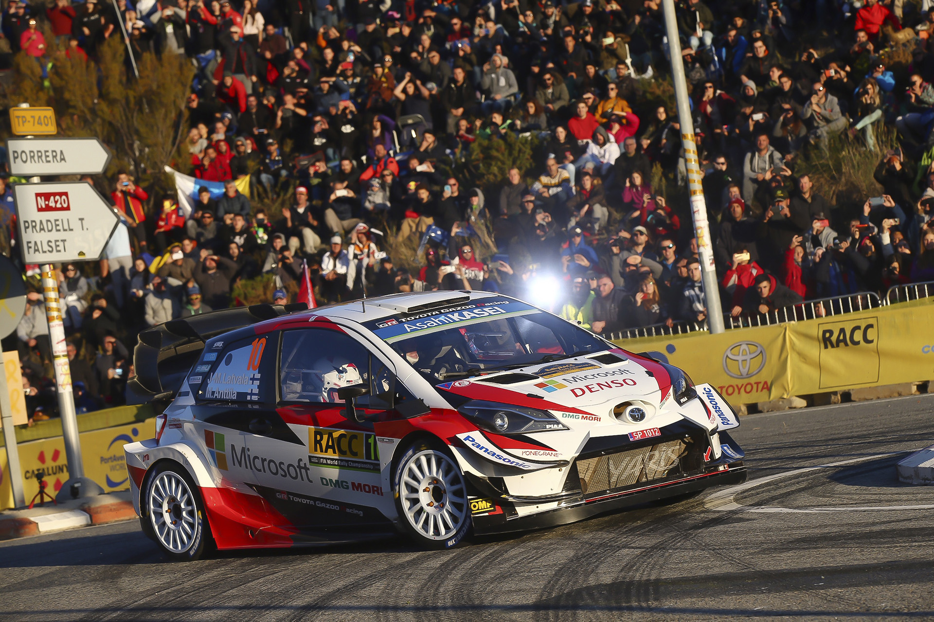 WRC 第13戦 ラリー・スペイン デイ3 タナックが総合2位でフィニッシュ 