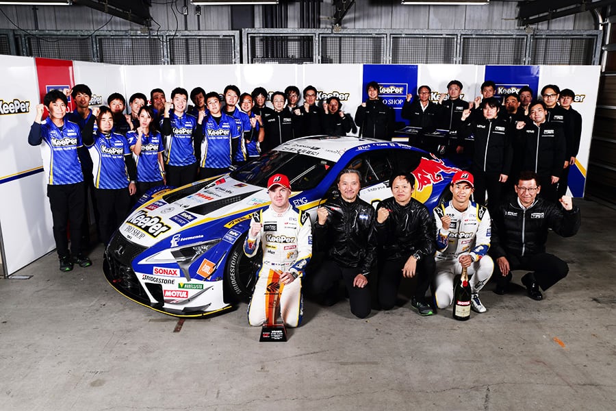 チームチャンピオンを獲得した平川 亮／ニック・キャシディ組 KeePer TOM'S LC500 37号車