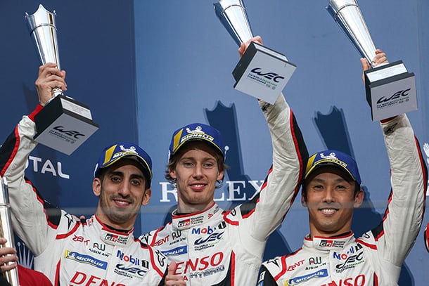 Sébastien Buemi / Brendon Hartley / Kazuki Nakajima, driver; 2019-20 WEC Round 3 4 Hours of Shanghai