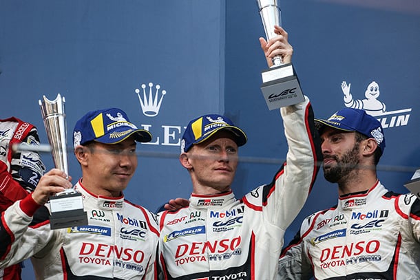 Kamui Kobayashi / Mike Conway / José María López, driver; 2019-20 WEC Round 3 4 Hours of Shanghai