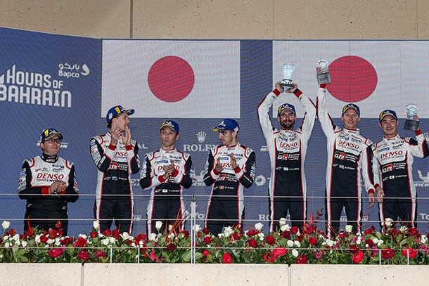 Brendon Hartley / Kazuki Nakajima / Sébastien Buemi / José María López / Mike Conway / Kamui Kobayashi, driver; 2019-20 WEC Round 4 8 Hours of Bahrain