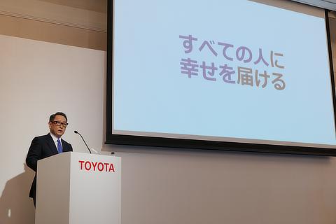 トヨタ自動車株式会社　代表取締役社長　豊田 章男