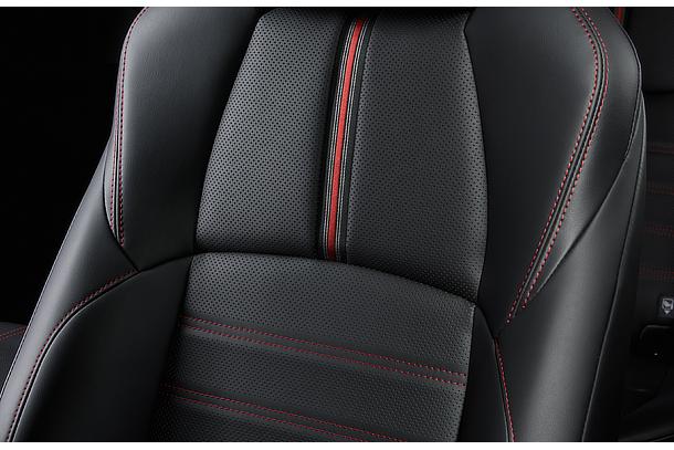 Sporty front seat