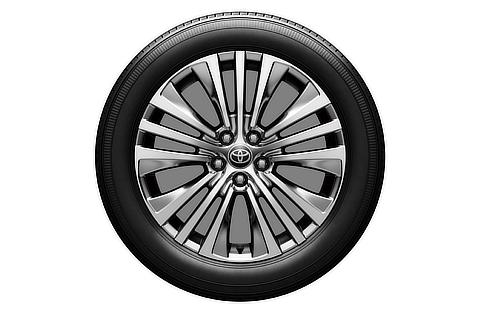 19-inch tire with aluminum wheel