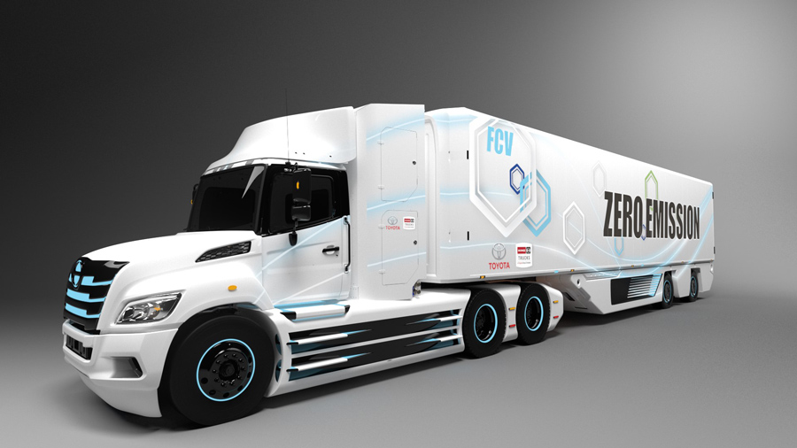 共同で開発するFC大型トラック（イメージ）