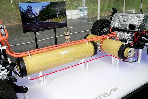 MIRAI（プロトタイプ）高圧水素タンク