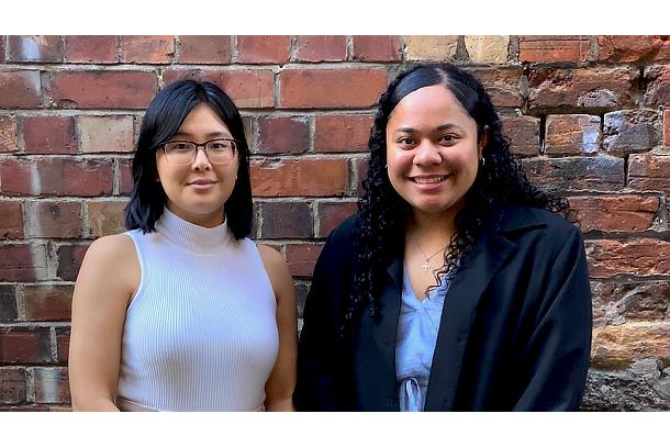 Gayle Lee and Jessica Vea