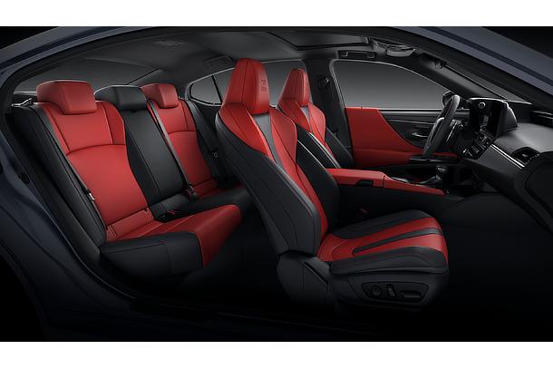 Lexus ES Interior Color Flare Red (Prototype)