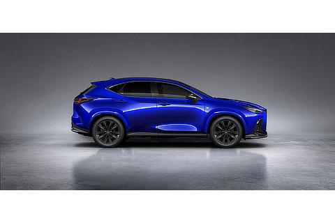Lexus NX Exterior Color Heat Blue Contrast Layering (Prototype)