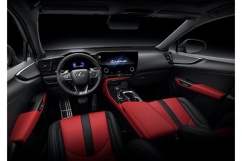 Lexus NX Interior Color F Sport Flare Red (Prototype)