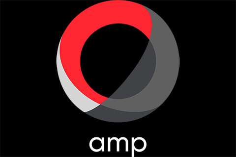 AMPロゴ（小・黒背景）