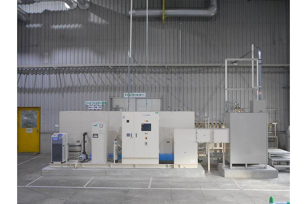 Hydrogen production facilities at Toyota Motor Kyushu