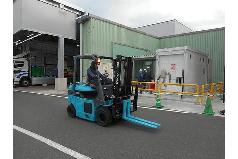 FC Forklift truck at Toyota Motor Kyushu