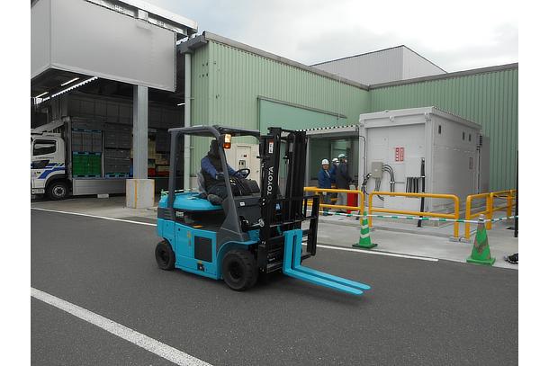 FC Forklift truck at Toyota Motor Kyushu