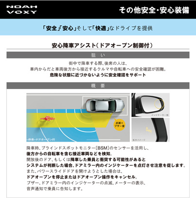 安全・安心装備