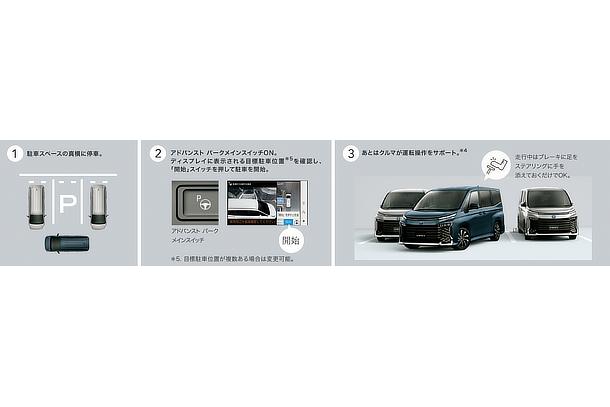 アドバンストパーク 並列バック駐車の操作手順