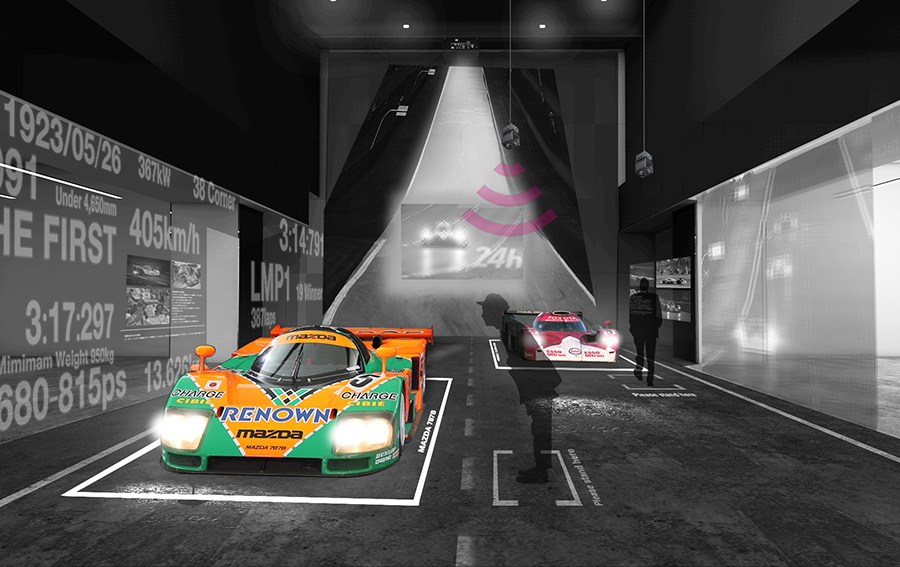 富士モータースポーツミュージアム 展示風景